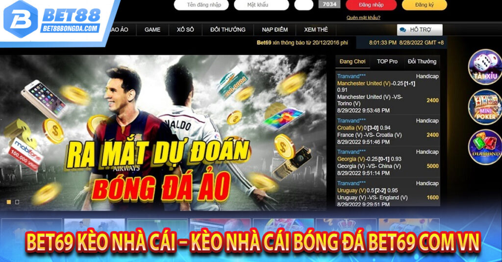 Bet69 kèo nhà cái – Kèo nhà cái bóng đá bet69 com vn