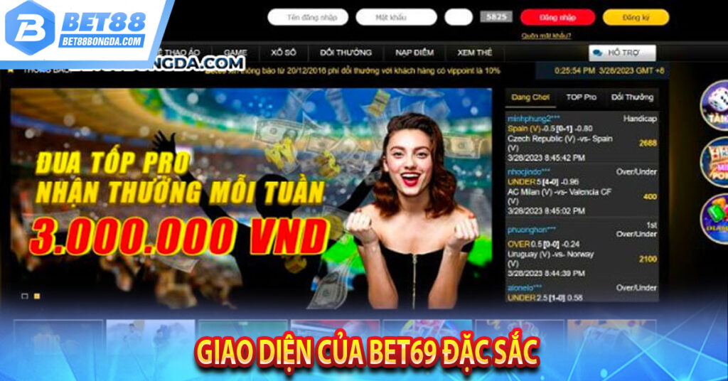 Bet69 kèo nhà cái – Kèo nhà cái bóng đá bet69 com vn Giao diện của Bet69 đặc sắc